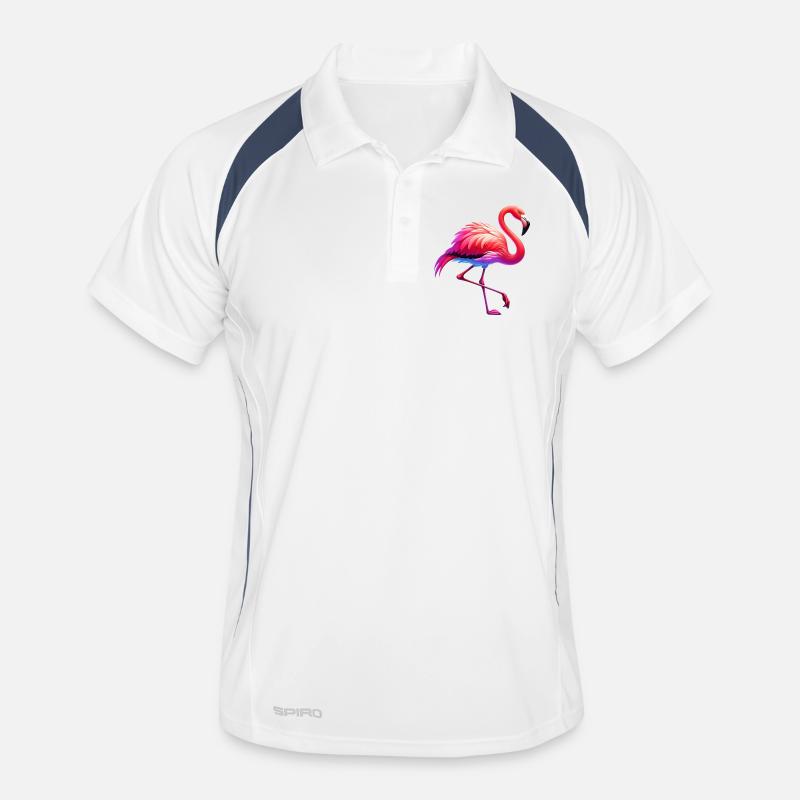 Flamingo Männer Polo atmungsaktiv
