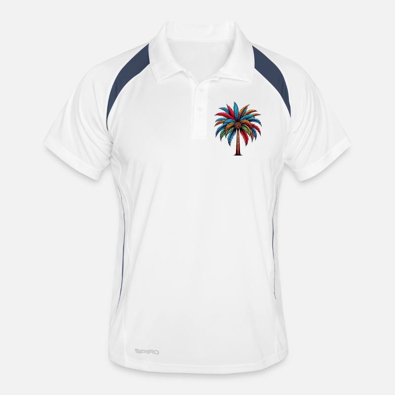 Palm tree Men's Polo breathable