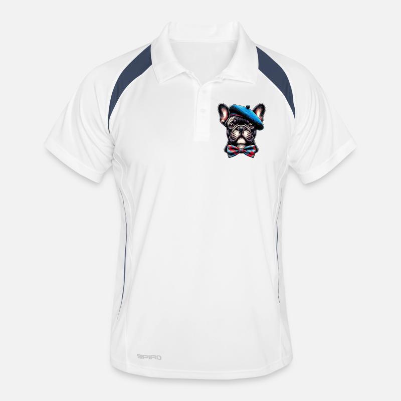 French Bulldog Dog Men's Polo breathable