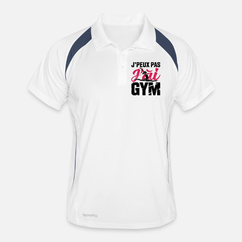 Gymnastics Gift I Can't I Have Gym Men's Polo breathable
