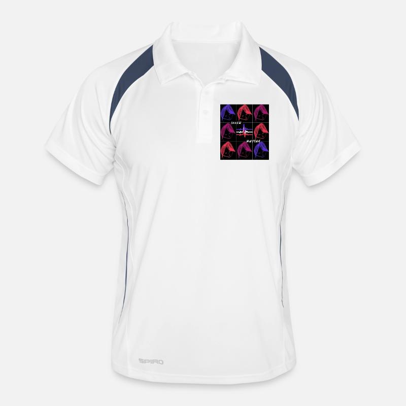 Inner Rhythm – Vibrant Minimalist Design Men's Polo breathable