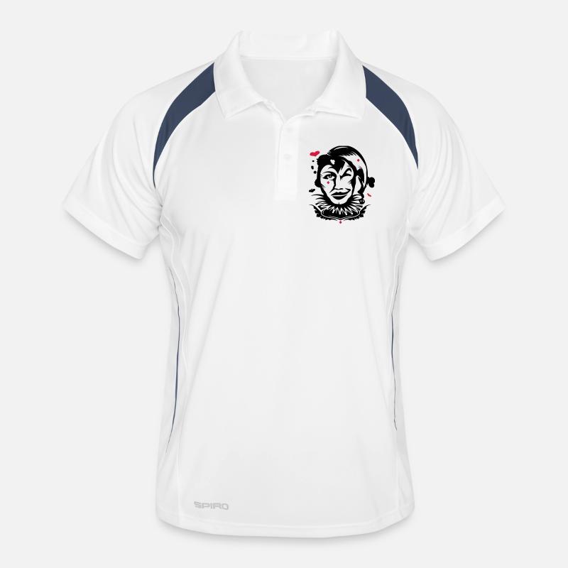 Playing card joker Men's Polo breathable