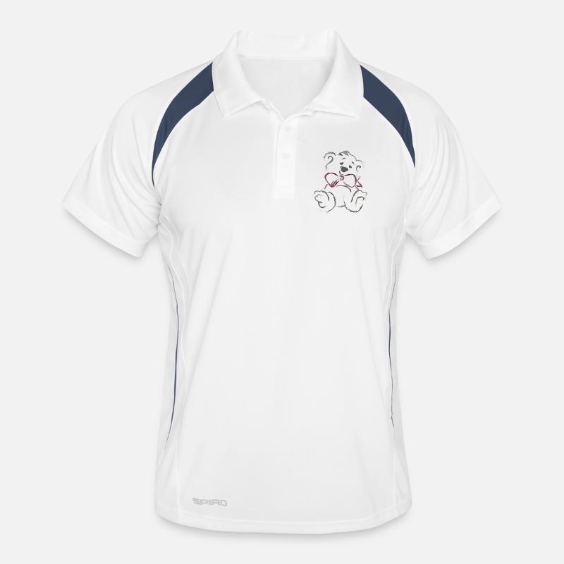 Süßer Teddybär  Männer Polo atmungsaktiv