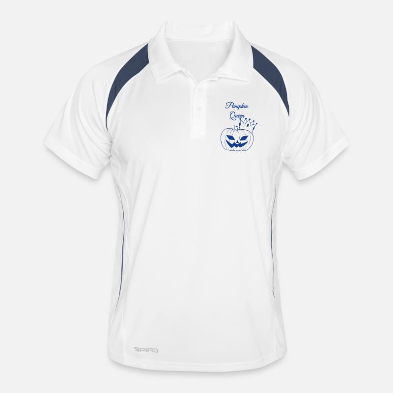 Pumpkin Queen Men's Polo breathable