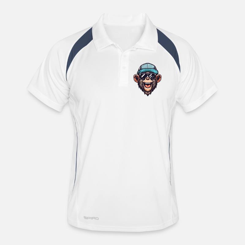 Drôle de singe Polo respirant Homme