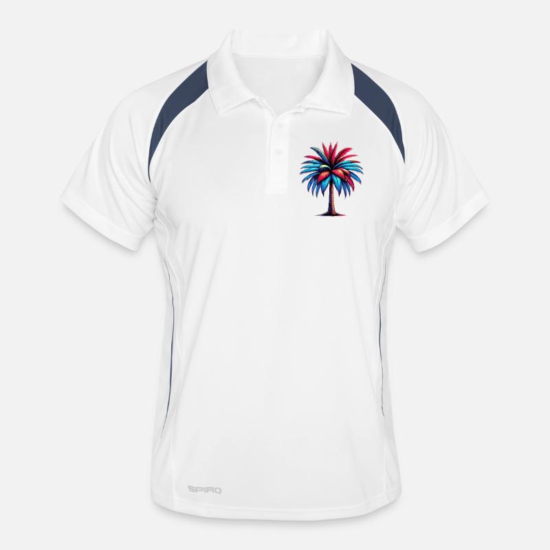 Palm tree Men's Polo breathable