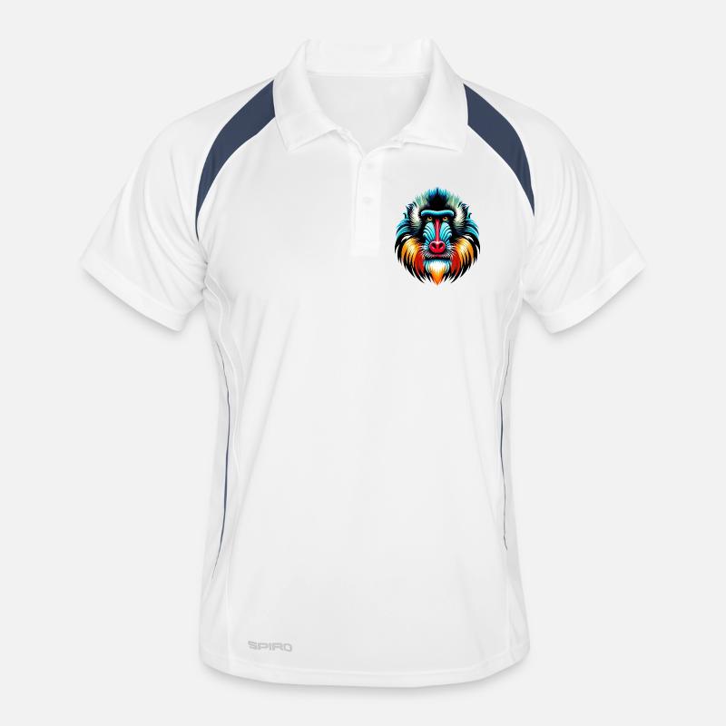 Singe mandrill Polo respirant Homme