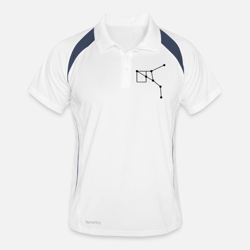 Lignes de géométrie de constellation Polo respirant Homme