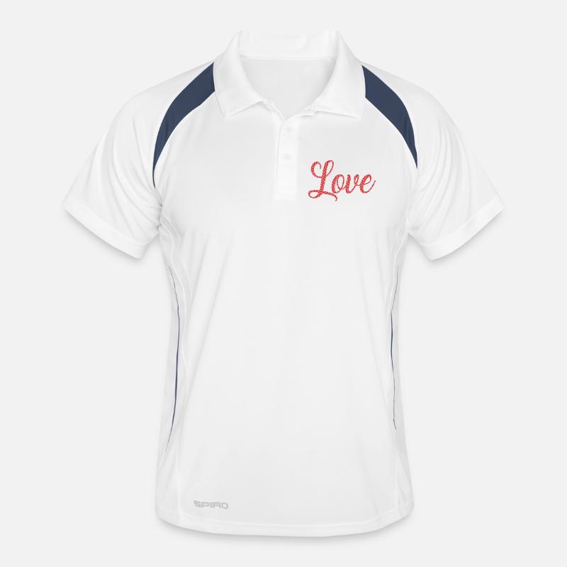 JUST MARRIED. EVJF. SAINT VALENTIN. COUPLE Polo respirant Homme