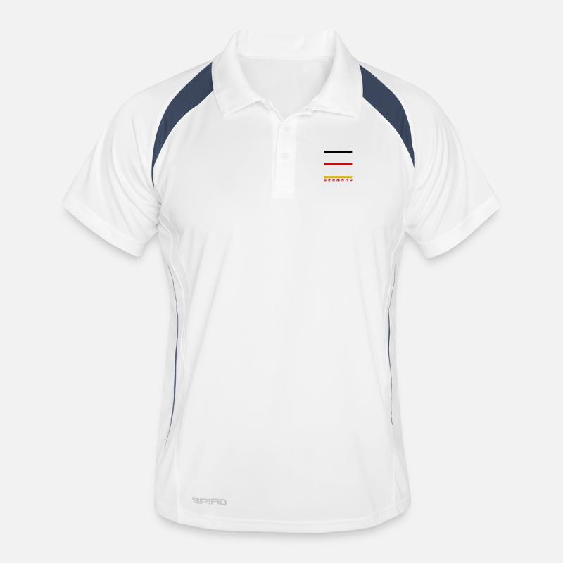 GERMANY FLAG Men's Polo breathable