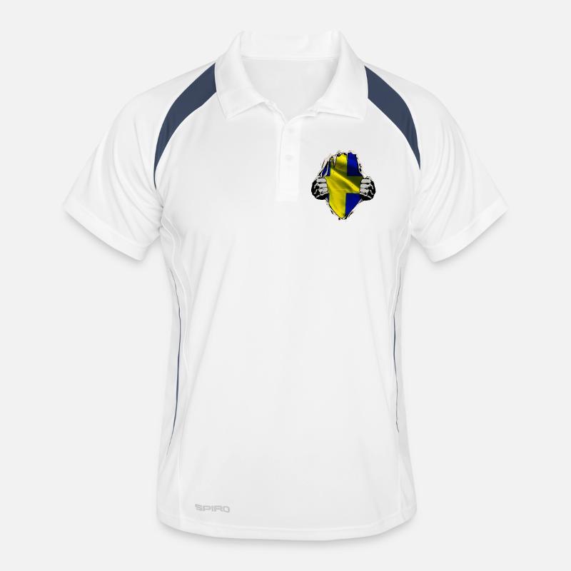 La Suède sous le maillot Polo respirant Homme
