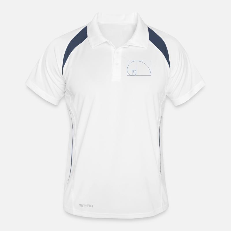 Fibonacci Tshirt Men's Polo breathable