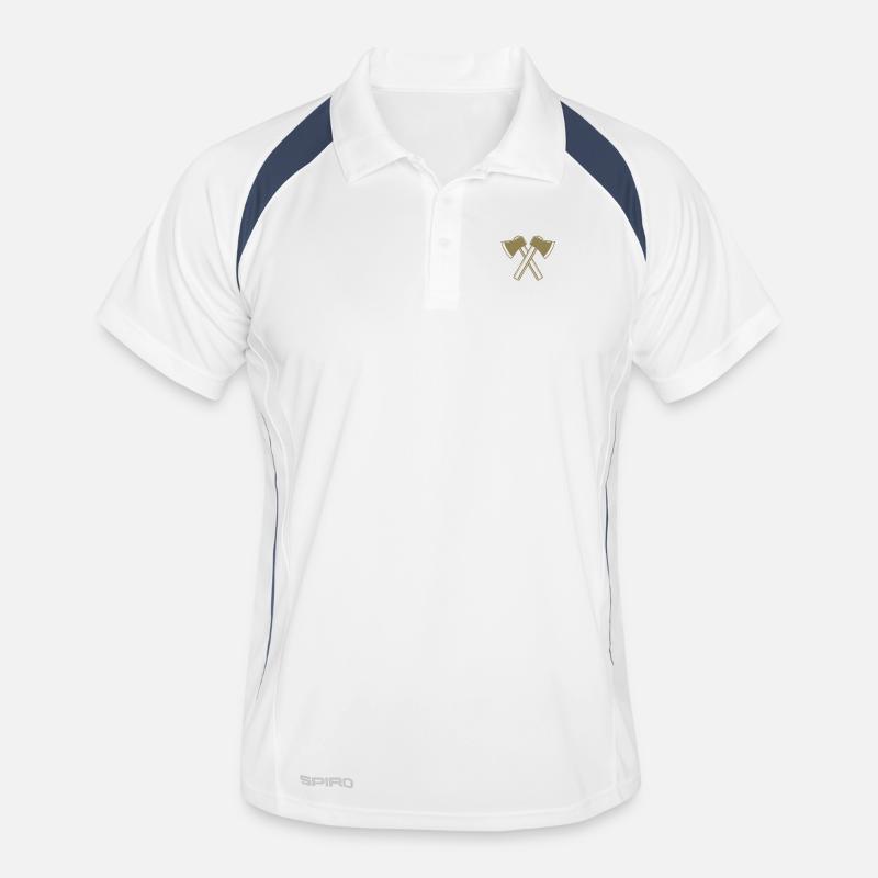 Axe Axes Lumberjack Forester Men's Polo breathable
