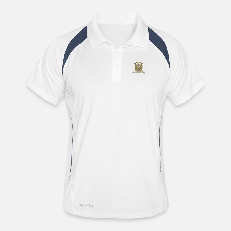 Conception du conducteur de train Polo respirant Homme