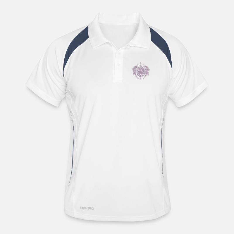 pen and paper dm cube Men's Polo breathable