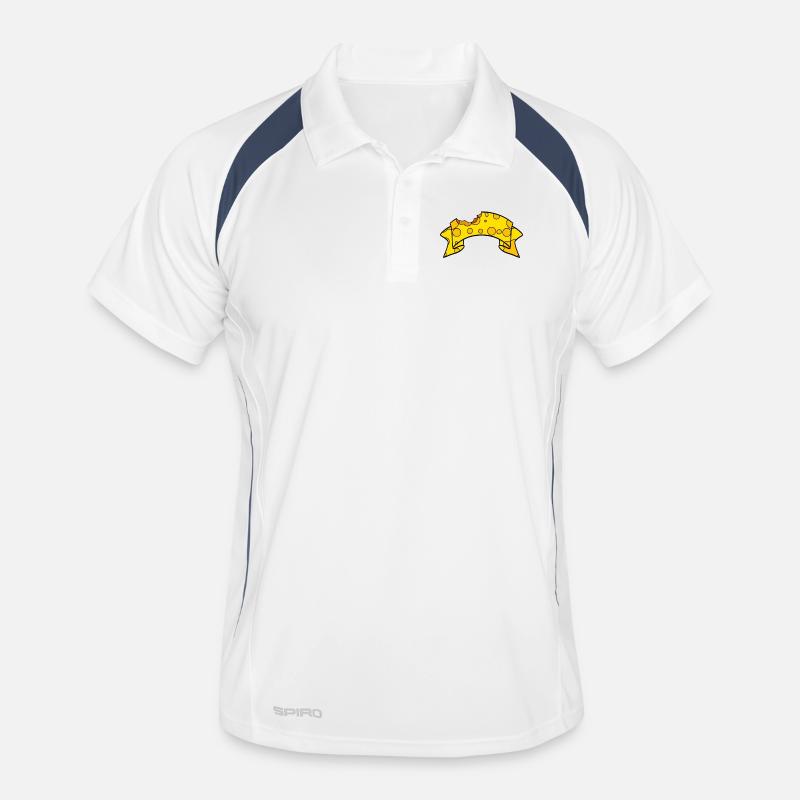 Bannières de fromage Polo respirant Homme