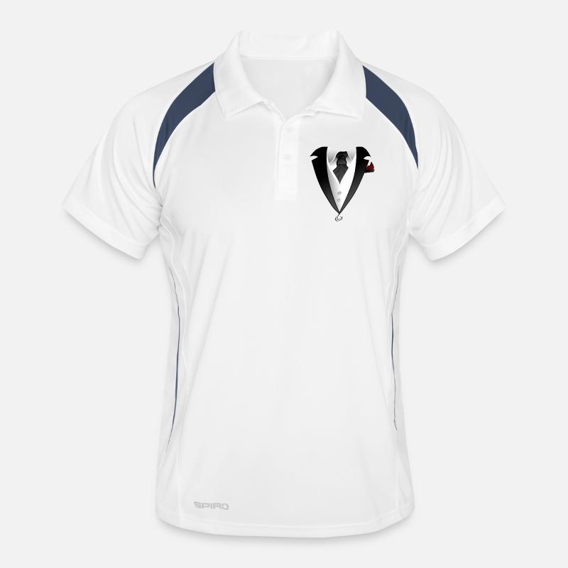 Costume avec veste cravate design Polo respirant Homme