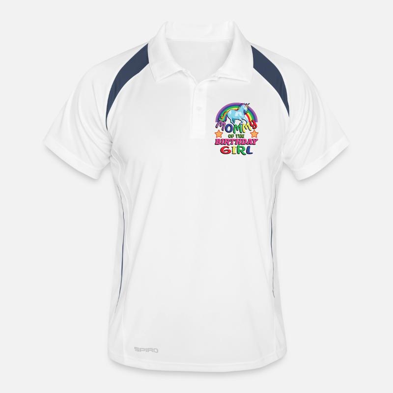 Mama des Geburtstagskindes Lustiges Geburtstagsgeschenk Männer Polo atmungsaktiv