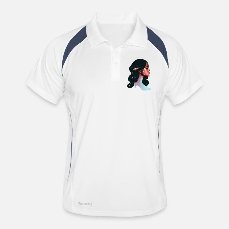 Conception de portrait de rêveur cosmique Polo respirant Homme