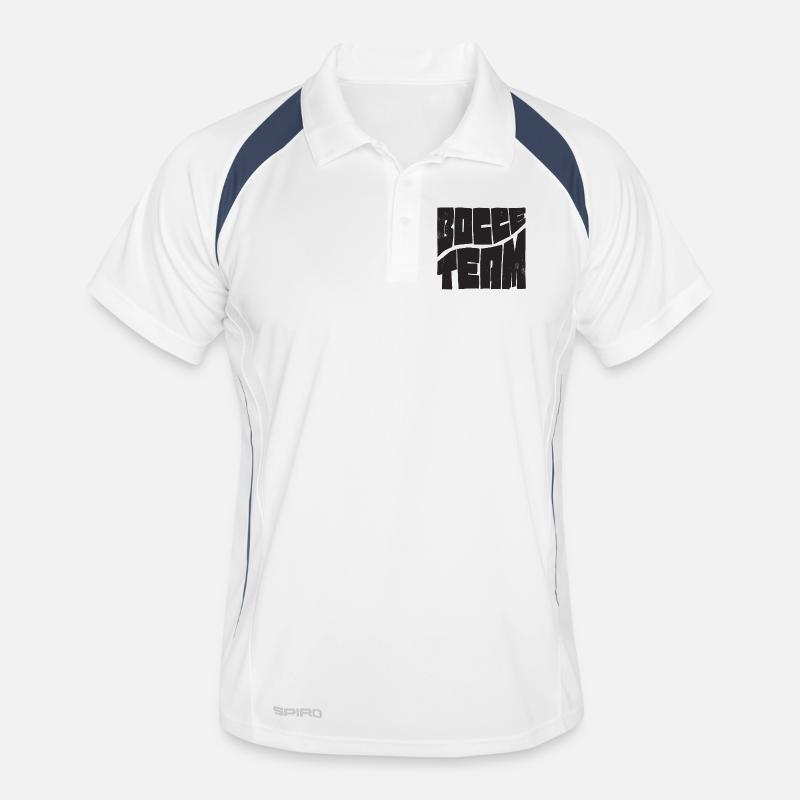 Tenue de l’équipe de pétanque avec Jack Bocci jeu de pétanque Polo respirant Homme