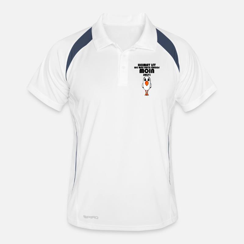 Sprüche Nordsee Männer Polo atmungsaktiv