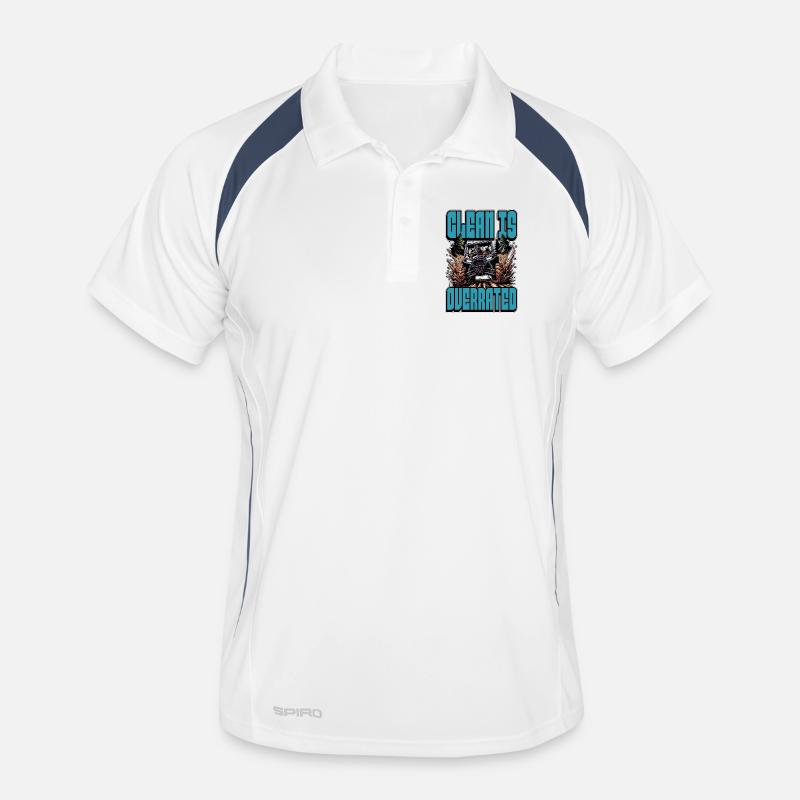 Mud Racing Clean est surestimé Loves Mud Bogging Polo respirant Homme