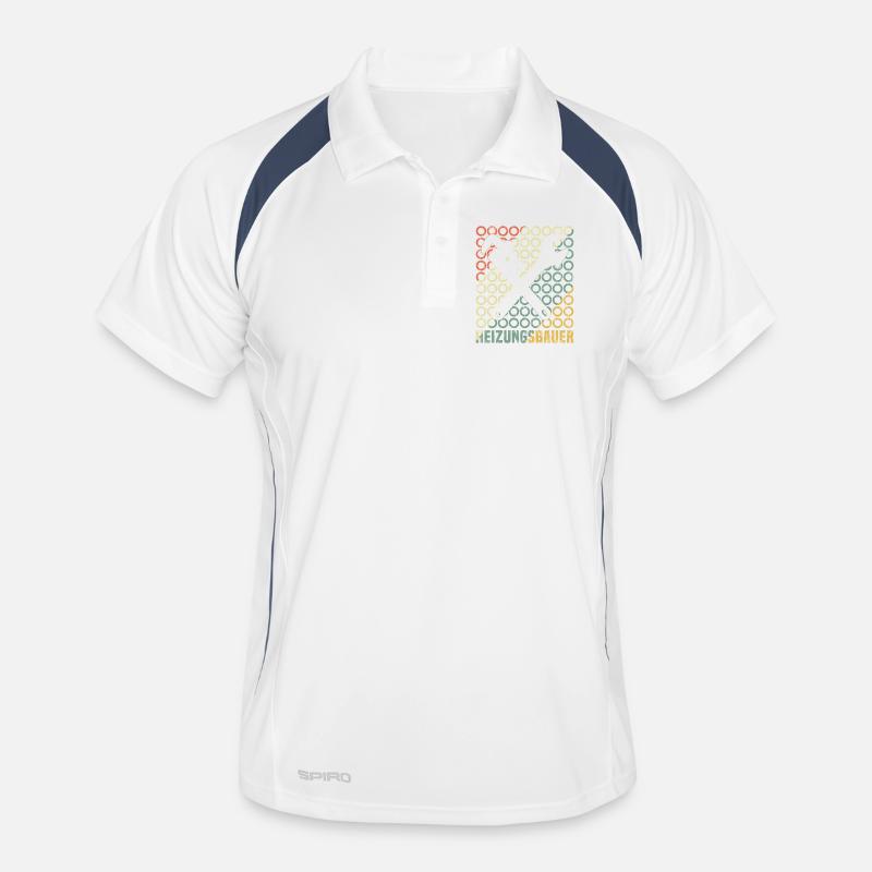 Chauffagiste Plombier Plombier de construction chauffage Polo respirant Homme