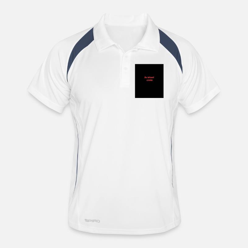 Äs bitzeli chillä T-Shirt classique Polo respirant Homme