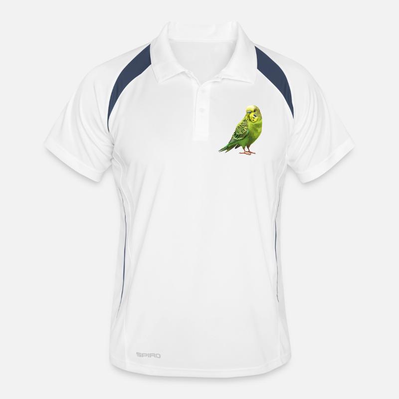 Conception de perruche Joie de vivre Polo respirant Homme