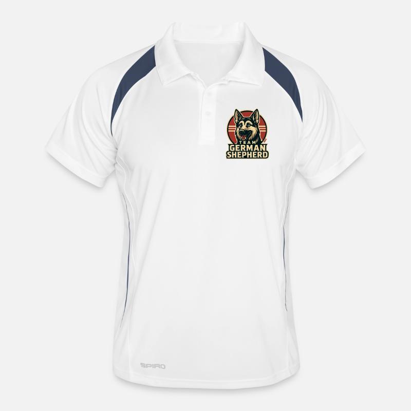 Team Deutscher Schäferhund Männer Polo atmungsaktiv