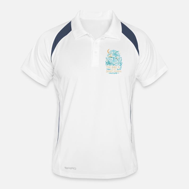 Don't worry, we've checked - not flat Men's Polo breathable