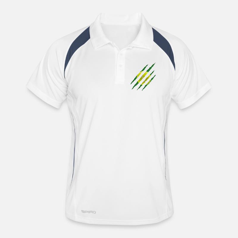 Tennis Ball Scratch Pattern Men's Polo breathable