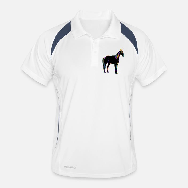 Pferd Männer Polo atmungsaktiv