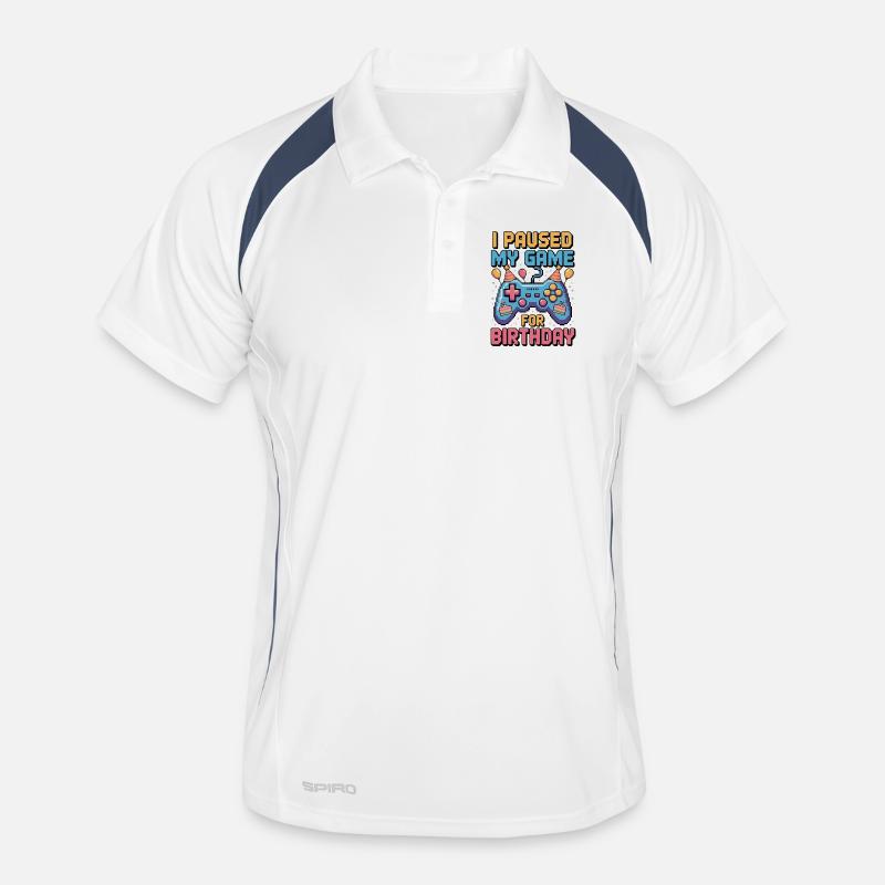 J’ai mis mon jeu en pause pour mon anniversaire Polo respirant Homme