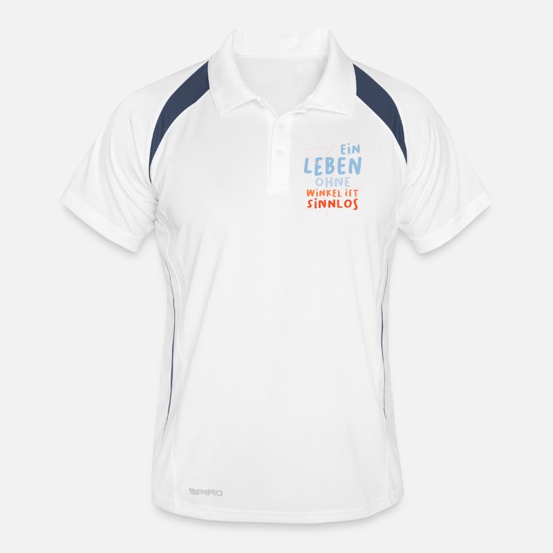 Professeur de mathématiques École de géométrie Mathématiques Polo respirant Homme