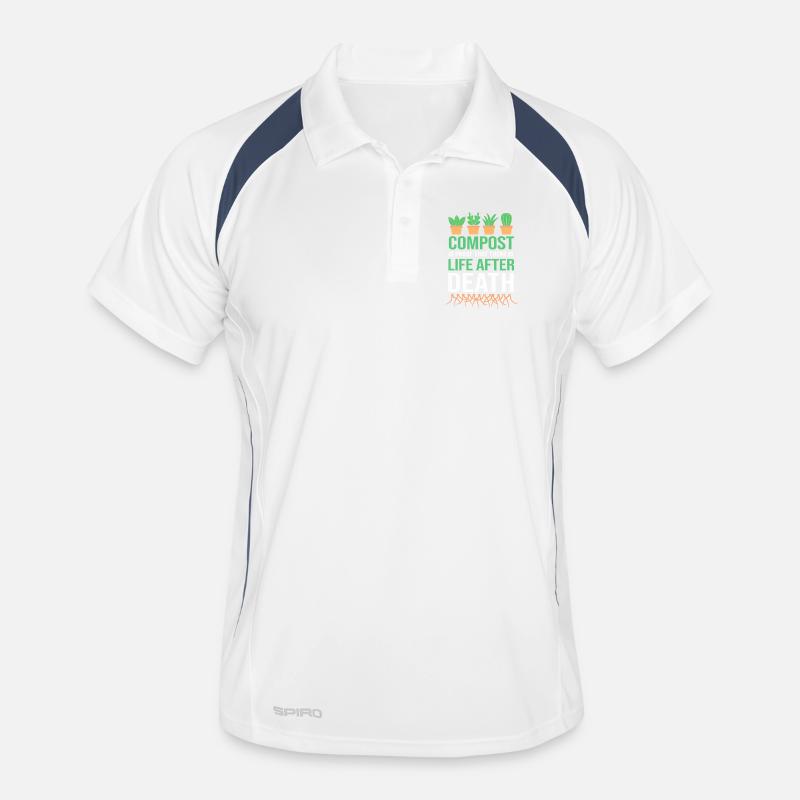 Cadeau de compost de vers Polo respirant Homme