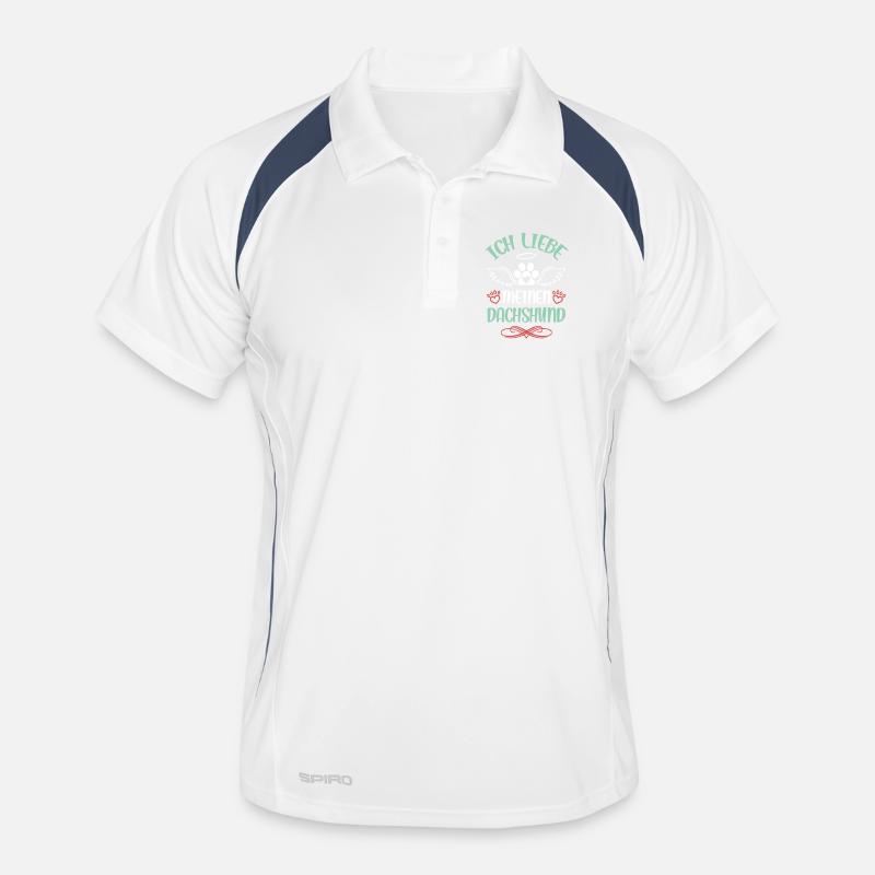 J’adore mon teckel Polo respirant Homme