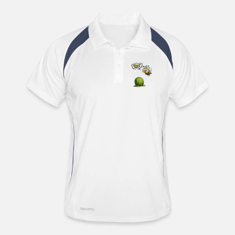 Funny Bee Saying Gift Motif Men's Polo breathable