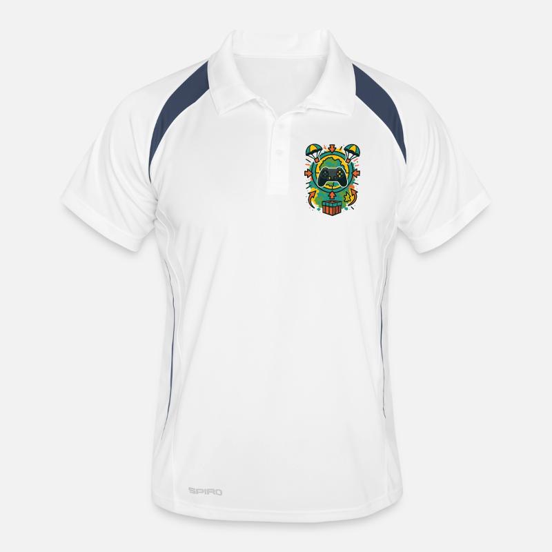 Airdrop Controller Target Circle Gamer Men's Polo breathable