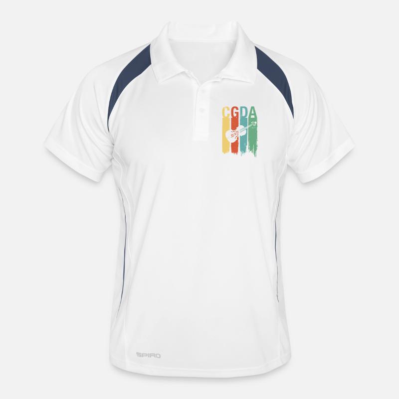 CGDA viola tuning string musician retro Men's Polo breathable
