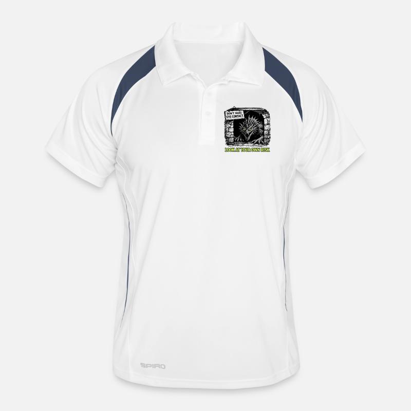 Bazyliszek Polish Legend Warning Men's Polo breathable