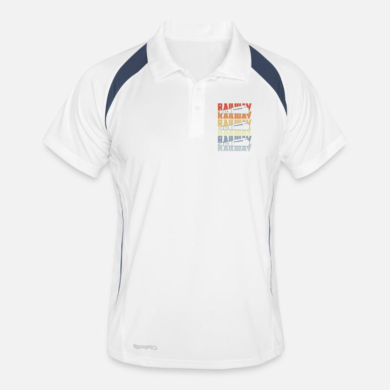 Chemin de fer vintage Polo respirant Homme
