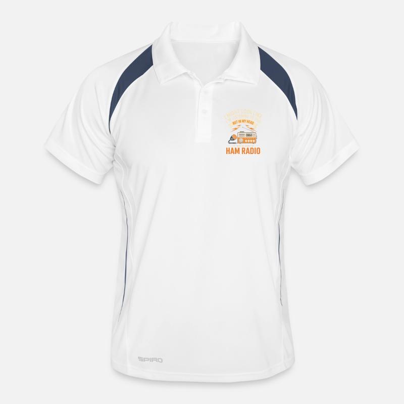 Amateurfunk Tagträume Tee Männer Polo atmungsaktiv