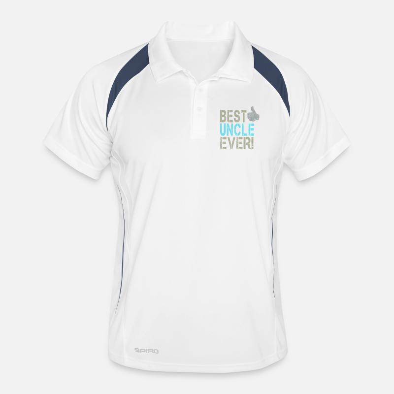 Meilleur oncle pour le design d’oncle avec un pouce levé Polo respirant Homme