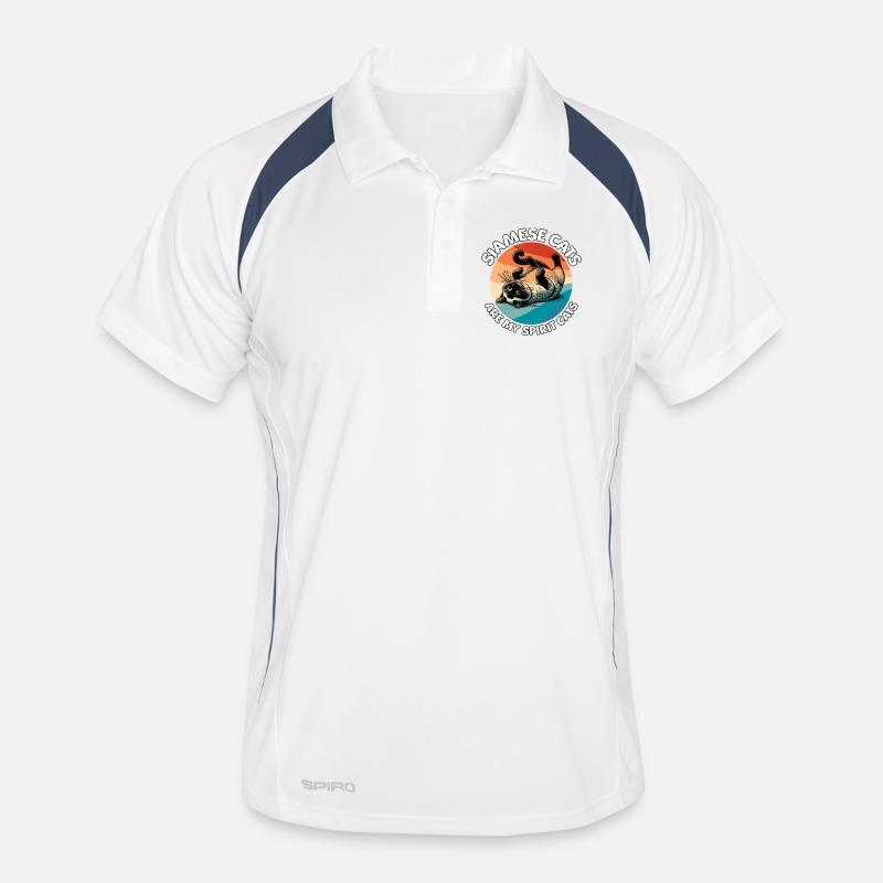 funny Siamese cat sayings Men's Polo breathable