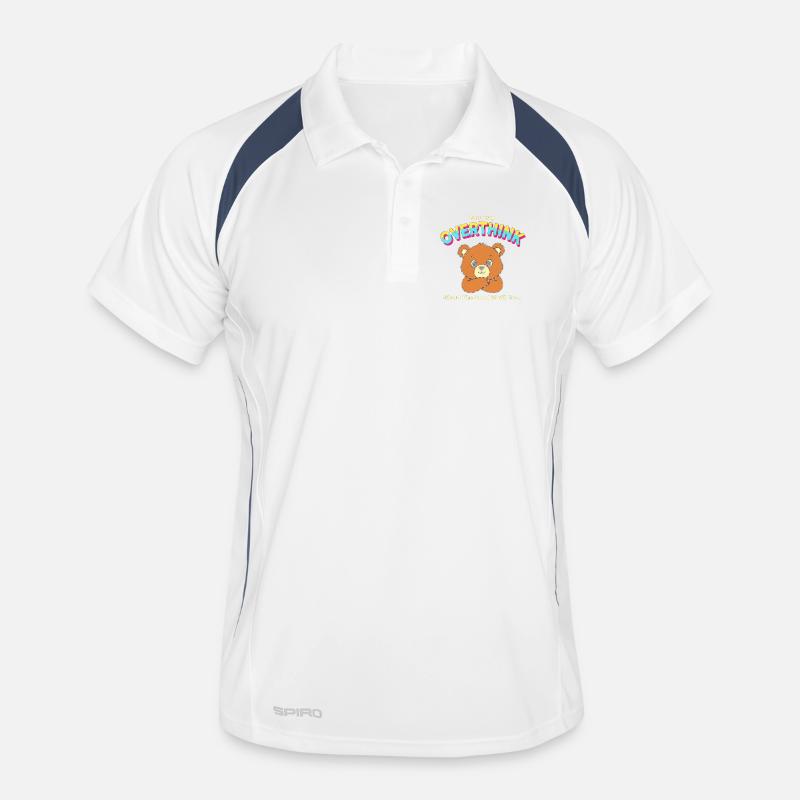 Overthink Good Stuff Bear Men's Polo breathable