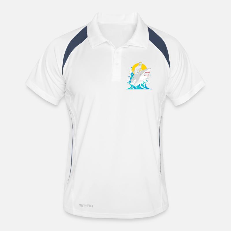 Le Roi Chat dans Shark Adventure Polo respirant Homme