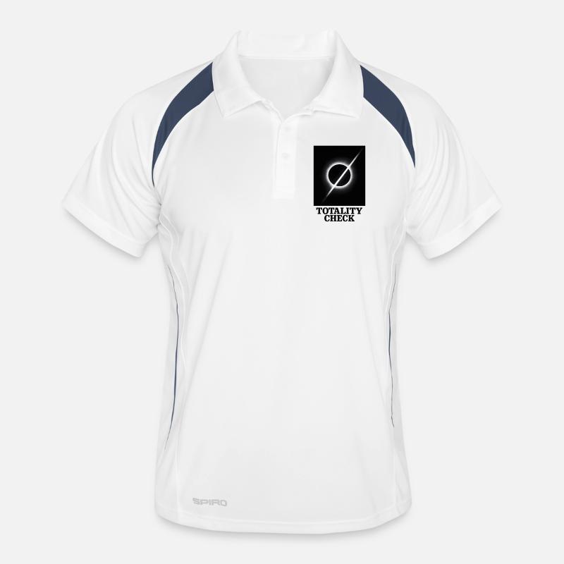 Totalité vérifiée | Eclipse - Polo respirant Homme - blanc/marine