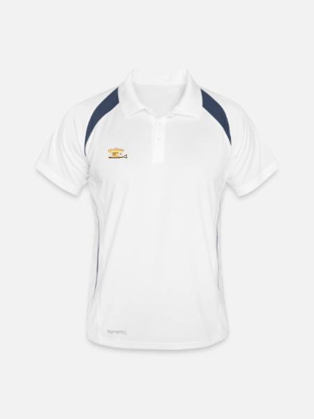 Enchanted Carousel Unisex Illustration - Men's Polo breathable - white/navy - Front
