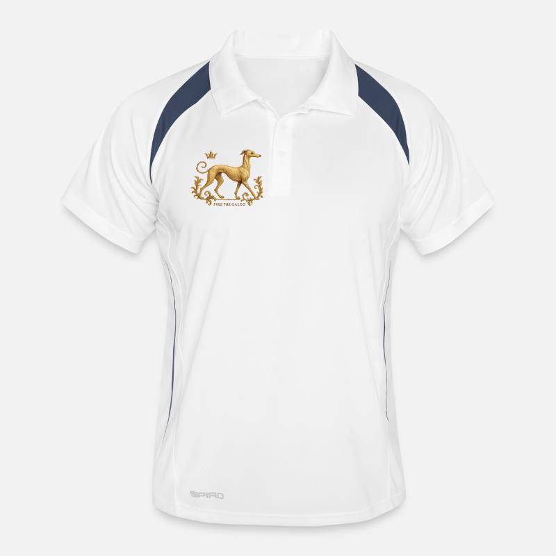Free the Galgo - Embroidery Nr01 Men's Polo breathable